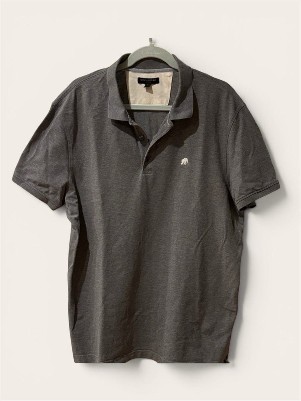 Men’s Banana Republic Gray Polo Shirt Size XXL Slim Fit